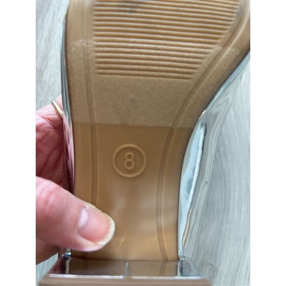 A NEW DAY Women's Joy Ballet Pumps Silver Size 8 - Picture 11 of 11